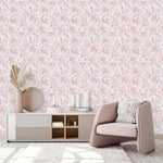 Stylish Pink Lilies Wallpaper Chic