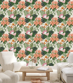 Lilies and Plants Wallpaper