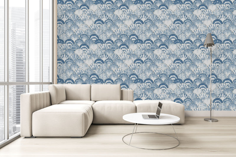 Blue Shells Wallpaper