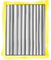 Shower Curtain in Modern Farmhouse Abbot French Grey Windowpane Plaid
