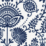 Round Tablecloth in Silas Italian Denim Blue Country Floral