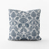 Decorative Pillows in Silas Italian Denim Blue Country Floral