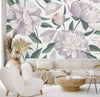 Stylish Modern Gentle Peonies Wallpaper