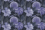 Fashionable Dark Floral Contemporary Wallpaper
