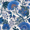 Blue Indian Design Wallpaper