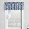 Tailored Valance in Spirit Regal Navy Blue Oriental Toile