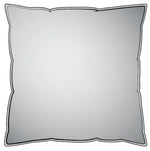 Decorative Pillows in Farmhouse Pale Sage Green Ticking Stripe on Cream
