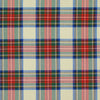 Gathered Bedskirt in Stewart Dress Multi Tartan Plaid