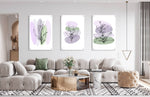 Plants Design Set of 3 Prints Modern Wall Art Modern Artwork