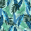 Blue and Green Plant's Leaves Wallpaper