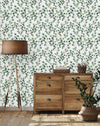 Contemporary Poplar Leaves Wallpaper Vogue