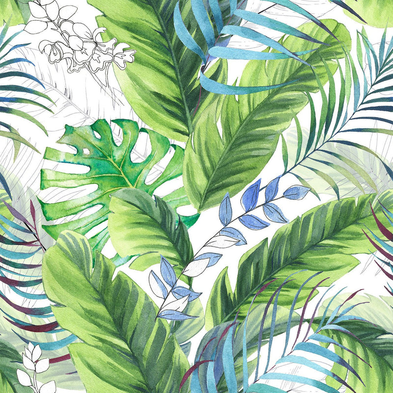 Large Palm Leaves Wallpaper