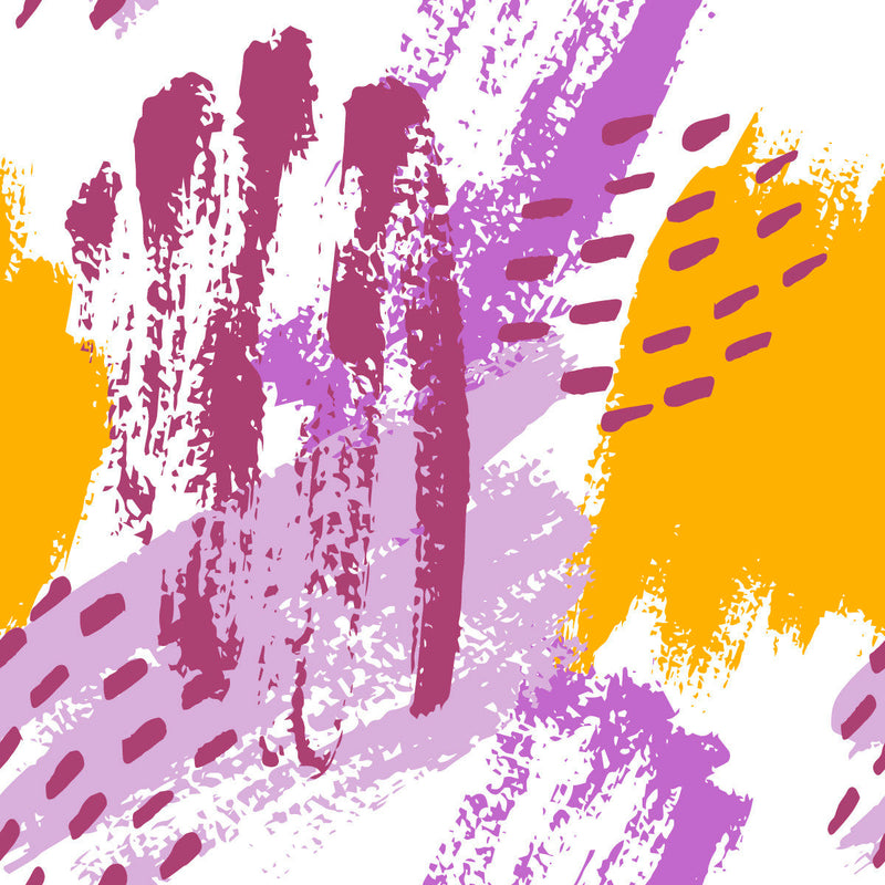 Purple and Yellow Pattern Wallpaper
