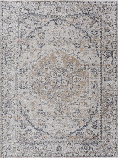 Hiti Cream Washable Performance Rug