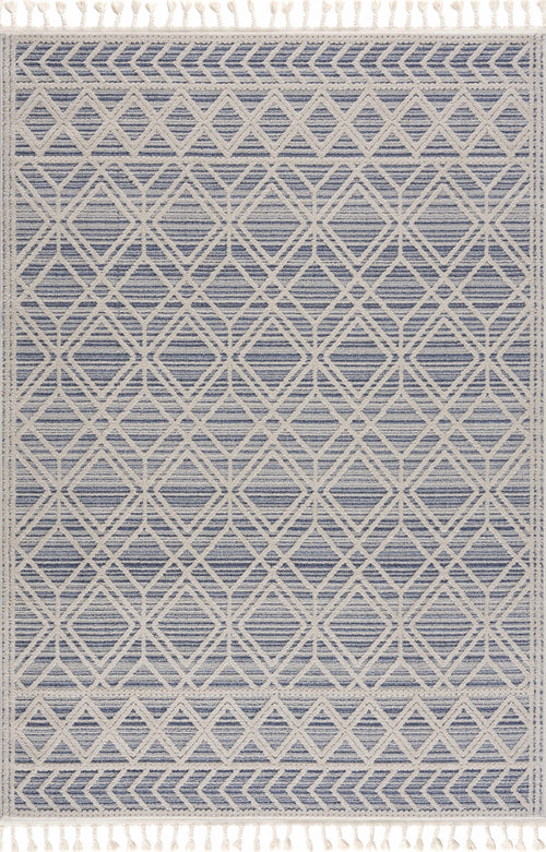 Magnolia Embossed Blue 2302 Area Rug