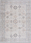 Beige Beckett Vintage Washable Area Rug