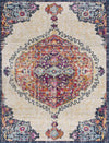 Tigrit Blue & Orange 2300 Area Rug