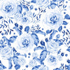 Blue Floral Wallpaper