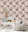 Stylish Beige Floral Wallpaper Vogue Quality