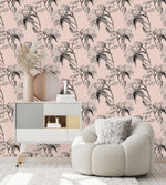 Stylish Beige Floral Wallpaper Vogue Quality