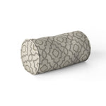 Decorative Pillows in Talbot Metal Gray Lattice Medallion