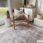 Tan Jill Vintage Washable Area Rug