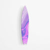 Trippy Purple Pink Acrylic Surfboard Wall Art