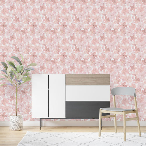 Elegant Pink Flowers Wallpaper Smart