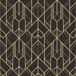 Black and Gold Pattern Wallpaper