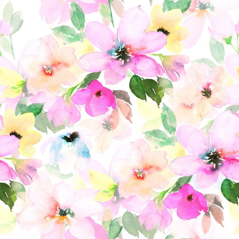 Spring Bright Flowers Wallpaper