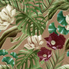 Monstera on Brown Wallpaper