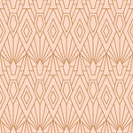 Beige Geometric Pattern Wallpaper