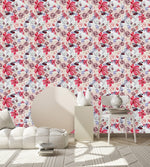 Contemporary Flowers and Berries Wallpaper Vogue