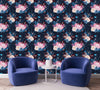 Protea on Dark Blue Wallpaper