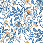 Modish Blue Abstract Design Wallpaper