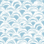 Modish Blue Abstract Pattern Wallpaper Tasteful