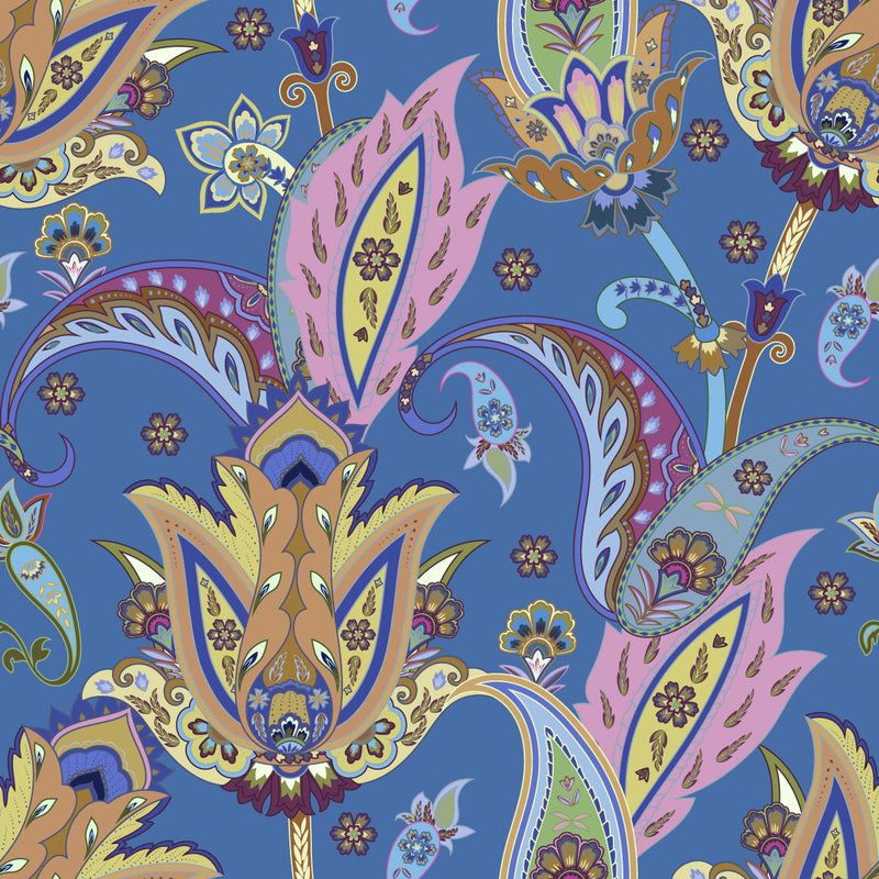 Contemporary Vintage Elements Wallpaper Tasteful