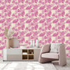 Pink Palm Leaves Wallpaper