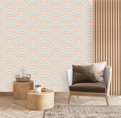 Pastel Color Pattern Wallpaper