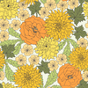 Yellow Floral Wallpaper