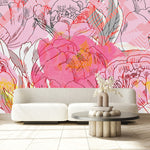 Pink Peonies Wallpaper