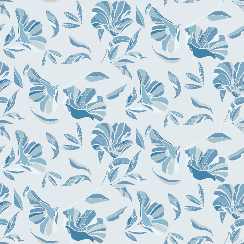 Blue Flowers Wallpaper