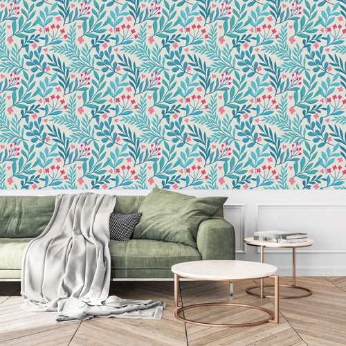 Voguish Botanical Wallpaper Chic