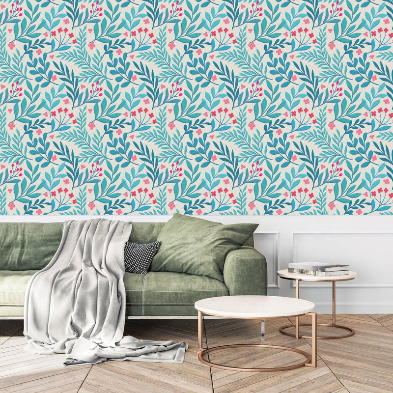 Voguish Botanical Wallpaper Chic
