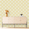 Brightly Yellow Pattern Wallpaper