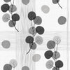 Modish Grey Leaves Wallpaper Tasteful