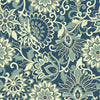 Contemporary Green Monogram Wallpaper