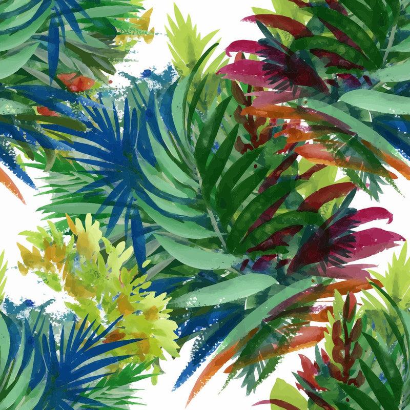 Watercolored Leaves Wallpaper