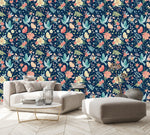 Birds and Flowers Wallpaper