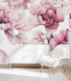 Gentle Pink Peonies Wallpaper